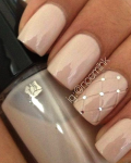 20 Neutral Colored Wedding Nails - Wedding Inspiration - AngelSpringsEvents.com